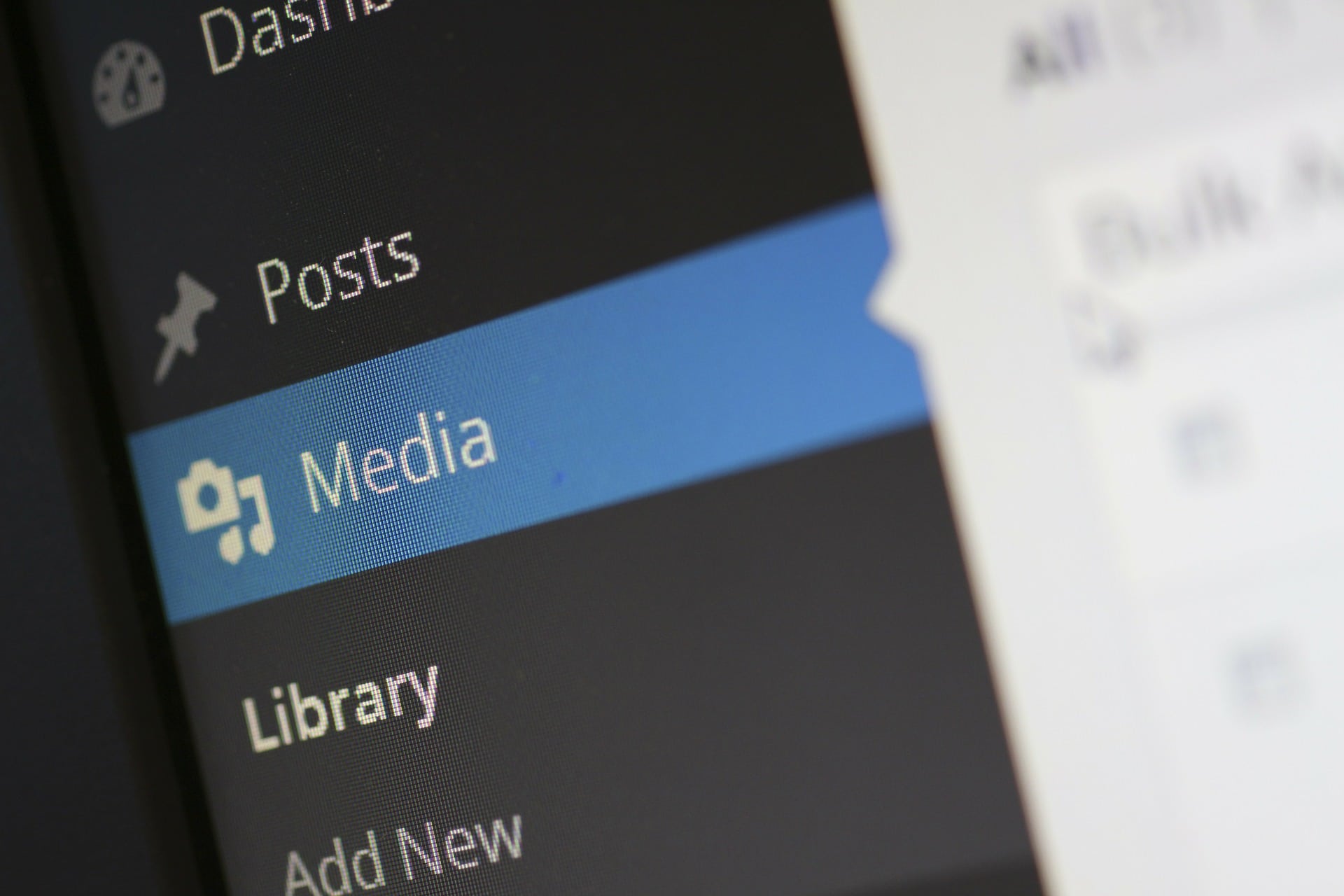 Symbolbild: CMS, wie WordPress helfen bei der Arbeit mit Multimedia-Dateien.